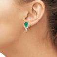 thumbnail image 5 of 5 3/4 Carat T.G.W. Emerald And White Diamond Accent 14K Gold over Silver 3-Piece Jewelry set, 5 of 7