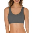 thumbnail image 5 of Fruit of the Loom Women's Racerback Style Cotton Sports Bra, 3-Pack, Style-9012, 5 of 8