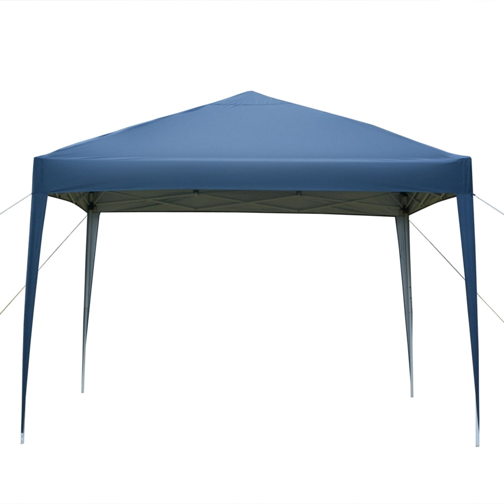 Aimee Lii 116"x116" Canopy Tent Awnings for Decks, Backyard Canopy Gazebo, Awnings for Patio Waterproof, Outdoor Patio Awnings for Party Camping BBQ Events, Blue