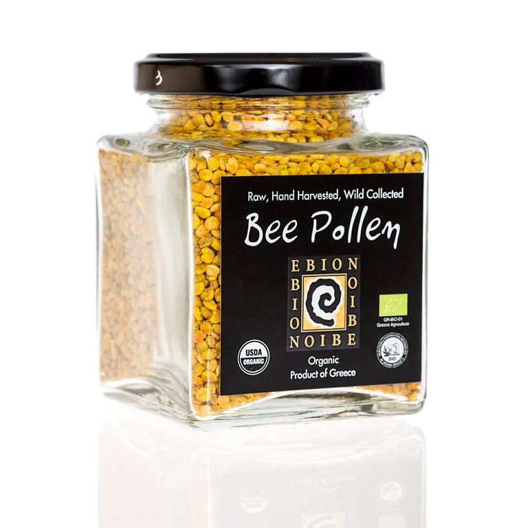 EBION ORGANIC BEEPRODUCTS, Wild Raw Greek Bee Pollen, Unheated Untreated,  Hand Collected 125g - Walmart.com
