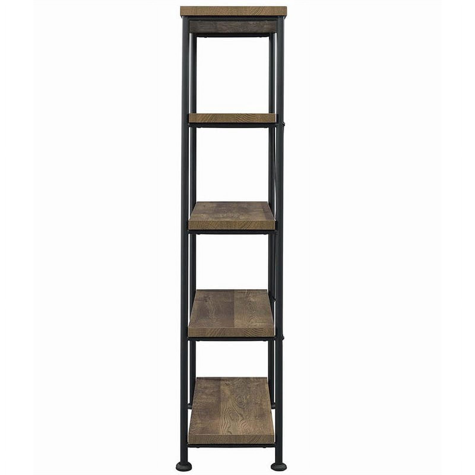 Coaster Furniture Analiese Rustic Industrial Decorative Bookcase - Rustic Oak