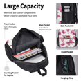thumbnail image 4 of Balery Girl Butterfly Mochila escolar 3 en 1 para niños: mochila resistente con lonchera térmica y estuche para lápices. Mochila escolar para niños y niñas., 4 of 7