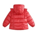 thumbnail image 3 of Winter Coat Little Boys Girls Puffer Coat Cute Bear Ears with Hoods Long Sleeve Light Winter Coats for Kids Baby Baby Jacket Little Boys Girls Clothes 4-5 Years, 3 of 3