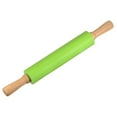 thumbnail image 3 of Silicone Rolling Pins for Baking 43cm x 5.2cm, Green, 3 of 7