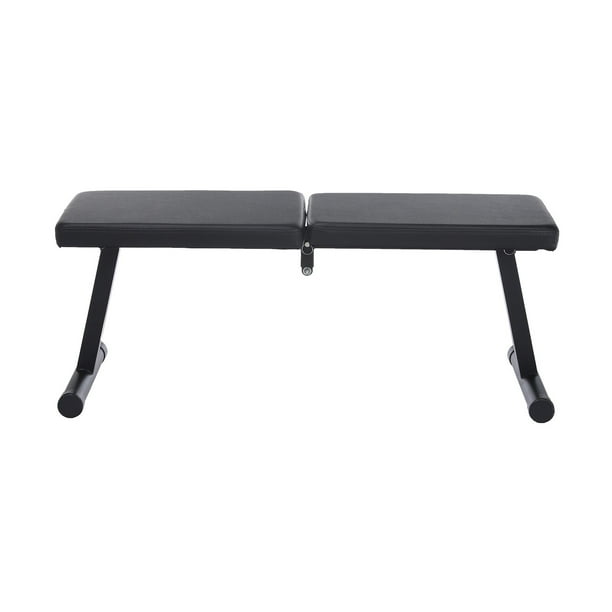 Steel Frame Flat Weight Training Exercise Bench, Folding Weight Bench