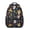 Skull and Sombrero, variant on Sun and Moon Gothic Pattern Backpack for School, Cute School Bag with Adjustable Shoulder Straps and Padded Back, 15.3"x11"x6.7"