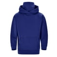 thumbnail image 2 of gbyLJF Men's Solid Color Pullover Casual Loose Fit Long Sleeve Hoodie High-neck Hooded Sweatshirt with Pocket, 2 of 7
