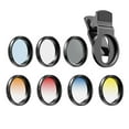thumbnail image 1 of Smartphone Lens,Professional 7in1 Lens Cpl Lens Filter Kit Lenses Most And Camera Kit 37mm Red With Most And Red Filters Cpl S Compatible Eryue Buzhi Qisuo Red S Cpl, 1 of 7