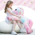 thumbnail image 4 of MaoGoLan 43" Big Unicorn Stuffed Animal Plush Giant Soft Unicorn Pillow Toy, 4 of 10