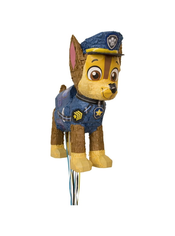 Chase PAW Patrol Pinata, Pull String, 15 x 18in