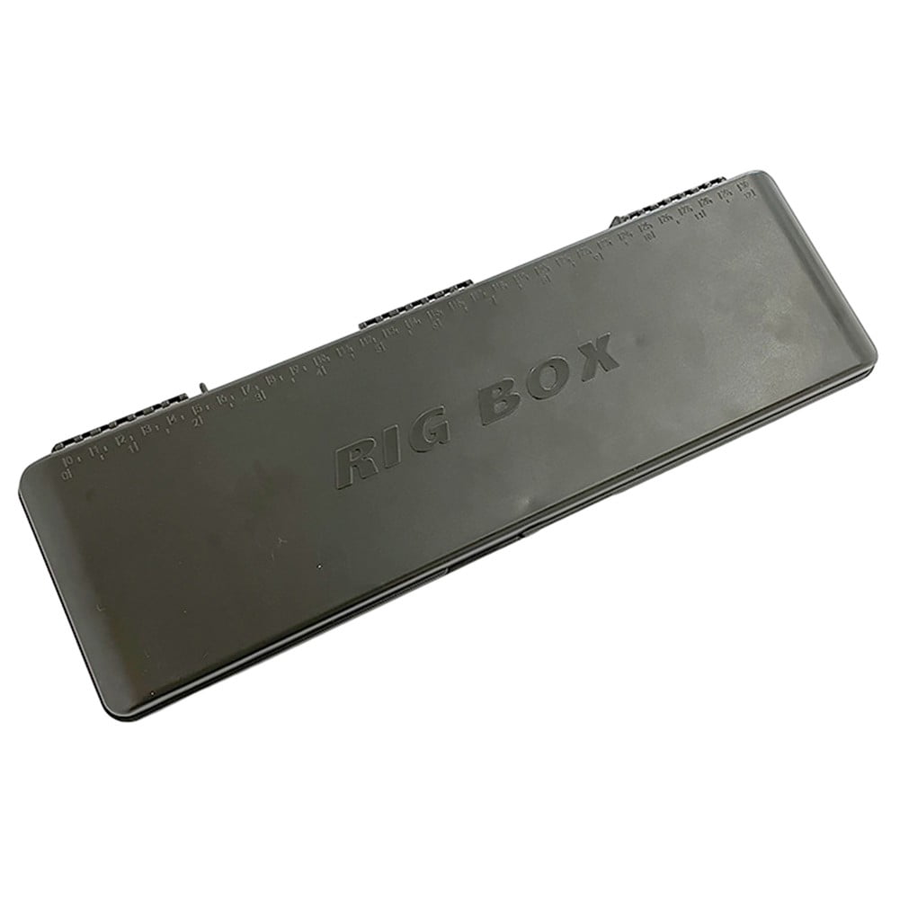Large Rig Safe Plastic Rig Magnetic Fishing Storage Carp Fishing Box 34.5cm Equipped With 10 Small Needles Fishing Tackle Boxes