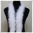 thumbnail image 3 of Bufanda de plumas sexy para niñas Gloria 80 Blanco, 3 of 9
