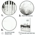thumbnail image 3 of Designart "Midnight Tranquil Piano Keys I" Music Floater Framed Canvas Art Print, 3 of 5