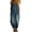 Blue, variant on Women's Vintage Denim Jumpsuit Sleeveless Wide Leg Overalls with Button Front and Patch Pockets for Relaxed Outings