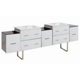 thumbnail image 1 of Imaginations Américaines 88.5 pouces W Vanity Set Blanc, 1 of 1