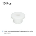 thumbnail image 3 of Uxcell 10Pcs T Type Rubber Grommet Mount Dia 16mm 23x7x13mm Seal Protection Flexible Hole Plugs Cable Pipe White, 3 of 5