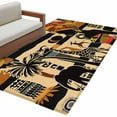 thumbnail image 6 of Boho Area Rug 3x5 Washable Rug Non Slip Ethnic Nation Black Women Animals Palm Tree Large Area Rug Indoor Floor Carpet for Entryway Bedroom Kitchen Living Room Home Office Dining Room Nursery, 6 of 8