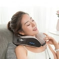 thumbnail image 1 of Almohada de masaje cervical de espuma viscoelástica para aliviar el dolor | Almohada de viaje ergonómica para cervicales, hombros y tensión muscular | Alimentación por USB para uso en casa, oficina,, 1 of 7