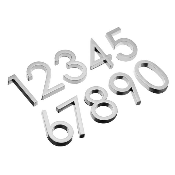 Uxcell House Numbers 3D Mailbox Numbers 0-9 for Outside, 20Pcs Numbers , Gray
