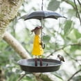 thumbnail image 5 of SLYNSHome Platform Bird Feeder for Outdoors Hanging,Metal Tray Hummingbird Feeder with Dome Top,Attract Bird, 5 of 7