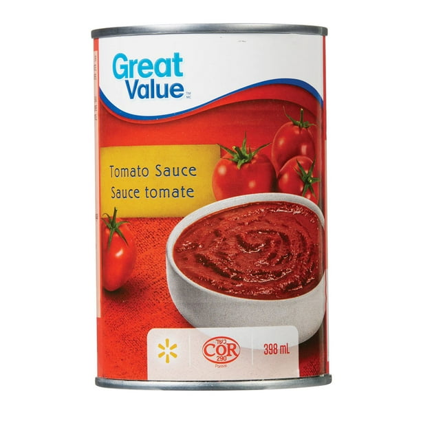 Sauce tomate de Great Value 398 ml
