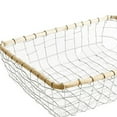 thumbnail image 6 of DOMELAY Chicken Egg Storage Basket Wire Woven Basket Egg Basket Kitchen Fruit Basket 36x26x10cm, 6 of 9