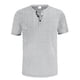 thumbnail image 4 of pstuiky camisetas para hombre, Camisa de manga corta con cuello redondo y botones para hombre, color liso y ventilación ropa de hombre m, 4 of 6