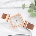 thumbnail image 3 of Reloj de cuarzo para mujer, relojes para mujer, reloj de cuarzo de moda para mujer, reloj con correa de acero inoxidable, reloj analógico, reloj de acero inoxidable, 3 of 3