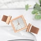 thumbnail image 3 of Reloj de cuarzo para mujer, relojes para mujer, reloj de cuarzo de moda para mujer, reloj con correa de acero inoxidable, reloj analógico, reloj de acero inoxidable, 3 of 3