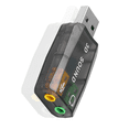 thumbnail image 2 of External USB Sound Card 3D Audio Headset Microphone Adapter for PC Desktop Support for Three-Dimensional Sound, 2 of 6