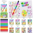 thumbnail image 1 of Libros para colorear ZMLM 24 para niños con 24 crayones apilables de Pascua, 1 of 9