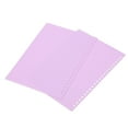 thumbnail image 1 of Loose Leaf Binding Cover, 20 Sheets A5 20 Holes Loose Leaf Binding Cover, PP Loose Leaf Cover Presentation Binding Case Frosted PP Plastic Sheet Protector for Document,, 1 of 7