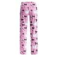 thumbnail image 5 of Womens Halloween Pajamas Funny Pumpkin Print Wide Leg Pjs Halloween Loose Fit Lightweight Sleepwear Pj Pants, 5 of 9