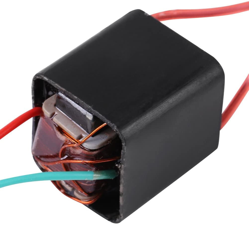 Miniature DC 3.6~6V to 20KV High Voltage Transformer Boost Step-up Inverter Arc Pulse Generator Power Module Black