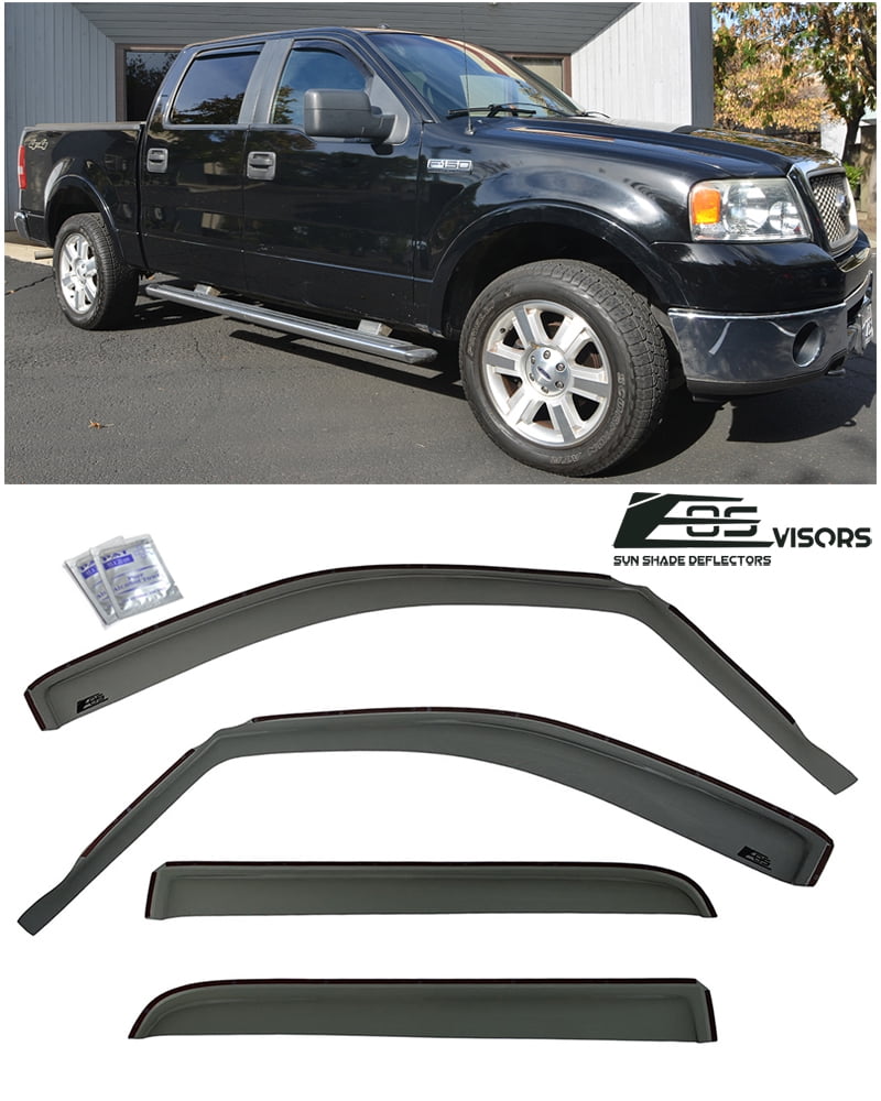 In-Channel Wind Deflectors 2004-2014 Ford F-150 Super Cab 4-Door 