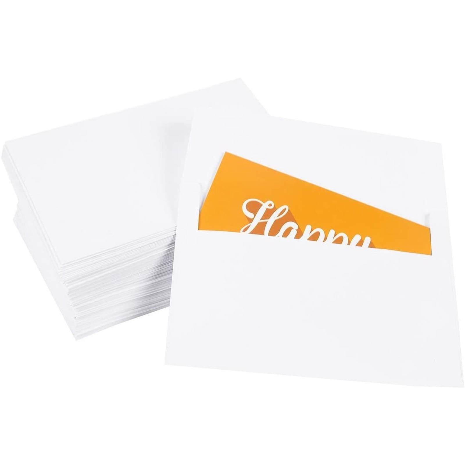 VANRA 170 Sets Small Blank 4.5x3.2in Envelopes + 4x2.7in Cards, Multicolored