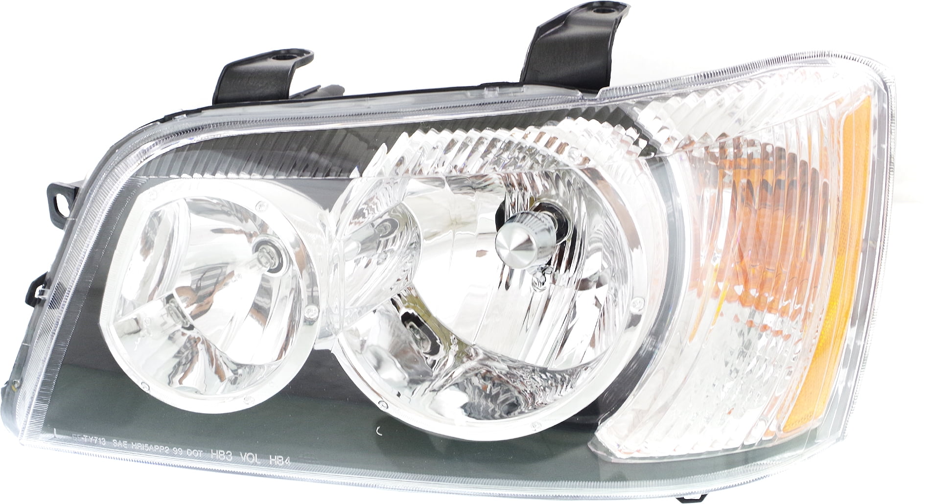 Headlight Compatible With 2001-2003 Toyota Highlander SET of 2 Left Driver and Right Passenger Side Halogen With bulb(s)