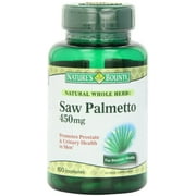 Nature's Bounty Saw Palmetto 450 mg Capsules 100 ea (Pack of 4)