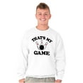 thumbnail image 5 of Thats My Game Bowling Bowler Sweatshirt for Men or Women Brisco Brands X, 5 of 6