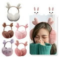 thumbnail image 3 of FADAACAI Womens Ear Muffs Winter Warm Earmuffs Deer Horn Cute Earmuffs Cold Proof Warm Sleeve Earmuffs Fuzzy Earmuffs Earmuffs for Women Winter Clearance！, 3 of 5