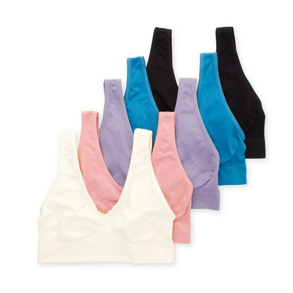 Women's Rhonda Shear 9588X5 Original Ahh Bra Mystery - 5 Pack (Assorted M)