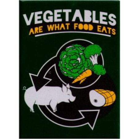 

Vegetables Are What Food Eats Magnet SM4096
