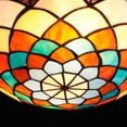 thumbnail image 4 of KPIBEST 12-Inch Flush Mount Stained Glass Ceiling Light, 2-Light, for Bedroom, 4 of 11