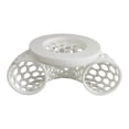 thumbnail image 2 of Betta Fish Tank Accessories, Floating Betta Activity Tunnel, Aquarium Hideout and Shrimp Cave, Interactive Fish Tank Decor and Stress Relief Resting Spot for Betta Fish and Small Fish Shrimp, White, 2 of 6