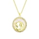 thumbnail image 1 of Elegant Mother's Day Mother Love Inlaid Zirconium Pendant Necklace Feminine And Versatile Vacuum Stainless Steel Chain Jewelry, 1 of 5