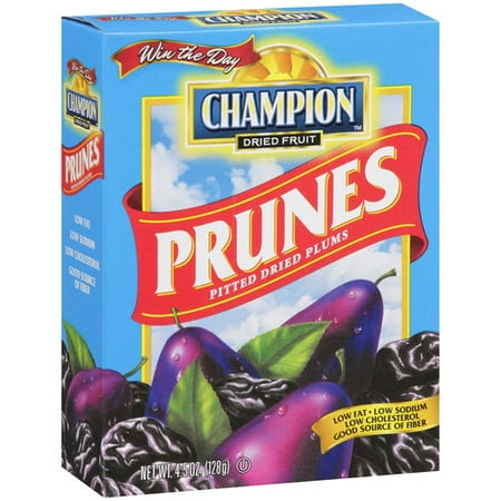 Champion Pitted Dried Prunes, 4.5 oz