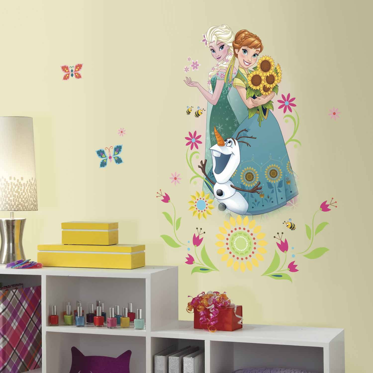 Disney Princesses Frozen Elsa Anna LARGE VINYL WALL STICKER DECALS CHILDREN 150 