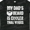thumbnail image 4 of Inktastic My Dad's Beard is Cooler Than Yours in White Boys Toddler T-Shirt, 4 of 5