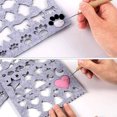 thumbnail image 2 of Techinal Colorful Felt Needle Felting Molds DIY Felt Template Stencil Applique Handcraft Woolen Felting Starter Making Tools, 2 of 14