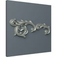 thumbnail image 5 of Ekena Millwork 26 3/4"W x 10 3/4"H x 1 5/8"P Sussex Flourish Onlay, Left, 5 of 6